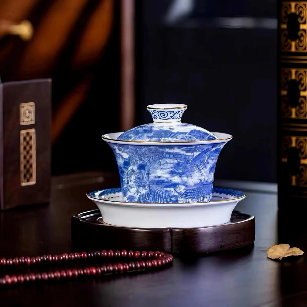 Along the River During Qingming Festival Tea Set|Teapot and Tea Cup Set| Household Tea Making|Chinese Tea Set Supplies