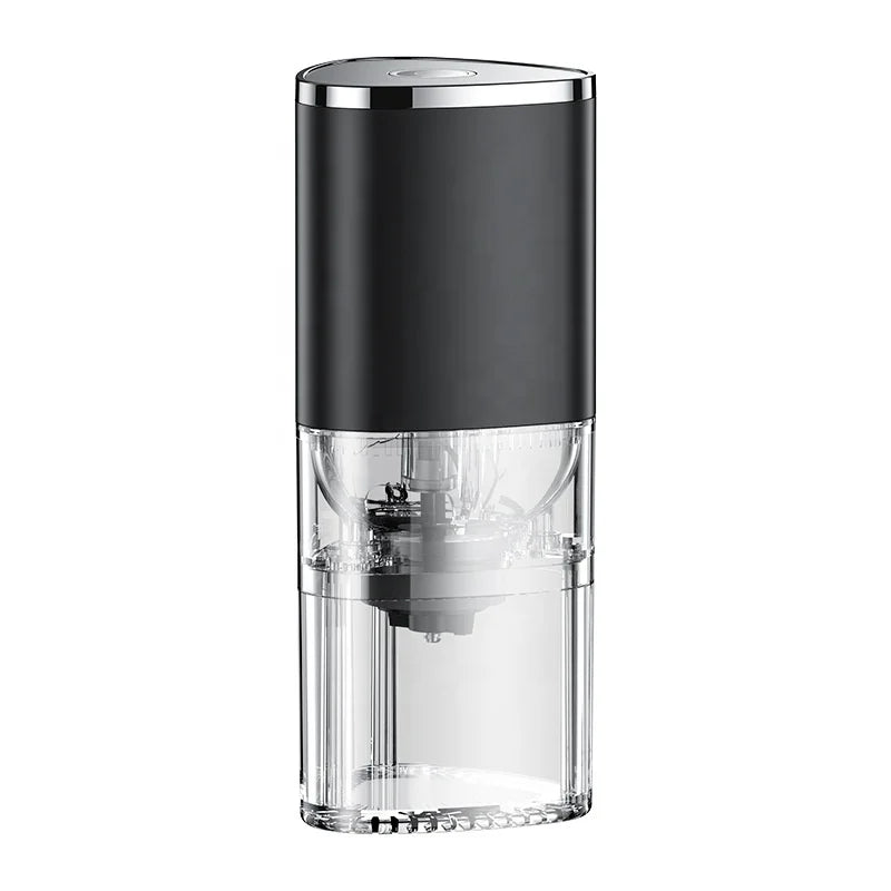 Custom logo Small portable mini home kitchen coffee grinder machine mill automatic USB charging electric coffee grinder