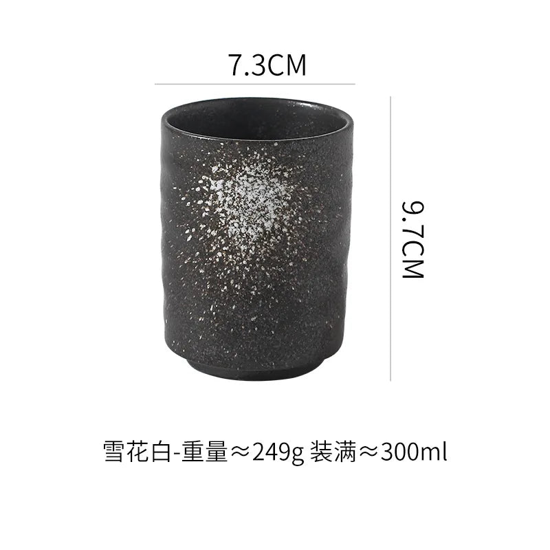 Ceramic Water Cup Creative Japanese Sushi Table Cup Office Water Cup Large Capacity