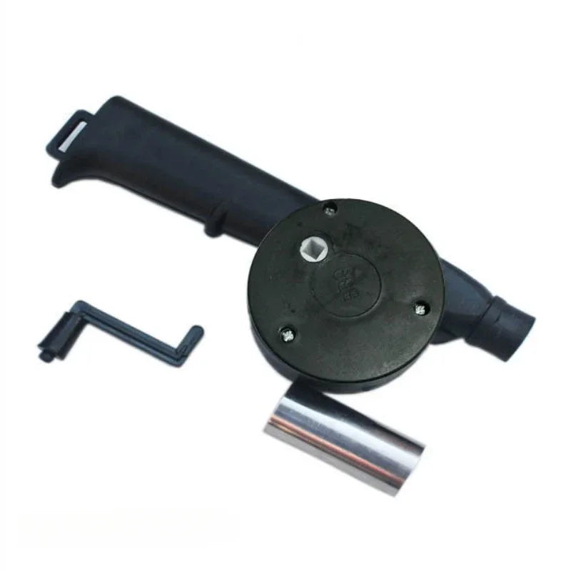 Hand betriebene Gebläse Hand BBQ Lüfter Outdoor Grillen Luftgebläse für Grillpicknick Handbuch Grill BBQ Lüfter Fire Bellows BBQ Tools