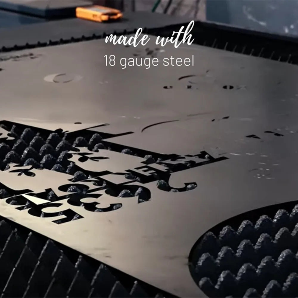Personaliseret metal kylling gårdskilt brugerdefineret adresse sort plak til bondegård husopvarmning gave