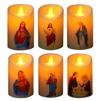Qirinj Jezu Krishti Llambë LED LED LED TEALIGHT ROMANTIKE POLLA ROMANT