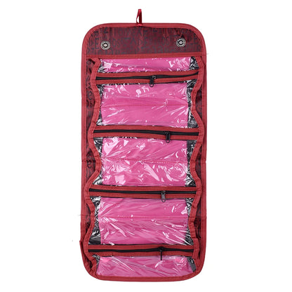 Bolsa de maquiagem cosmética de 4 camadas de 4 camadas