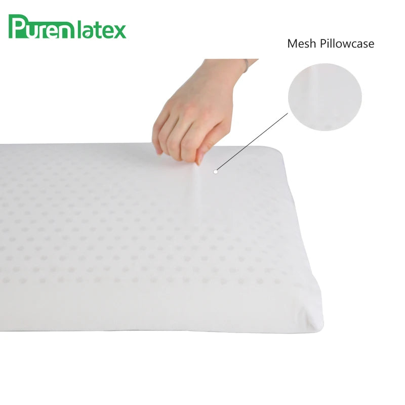 PURENLATEX 60*40*7 Tailandia Látex natural de la almohada de almohada de almohada de la columna