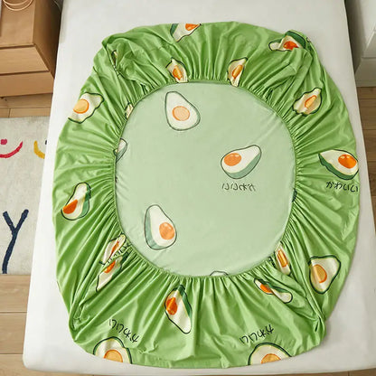 FEPLE AMIPÉE DON REAIN ONONJOY KING TAILLE AVEC COUVERTURE DE LIT ELASTIQUE POUR LES COUVERNES DE MATRESSE DE MATTRE AVOCADO DOUBLE (AUCUNECURATION)