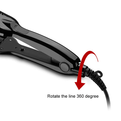 Controle de temperatura corrugada Curling alisador crimper crimpador macio ondas pequenas ondula