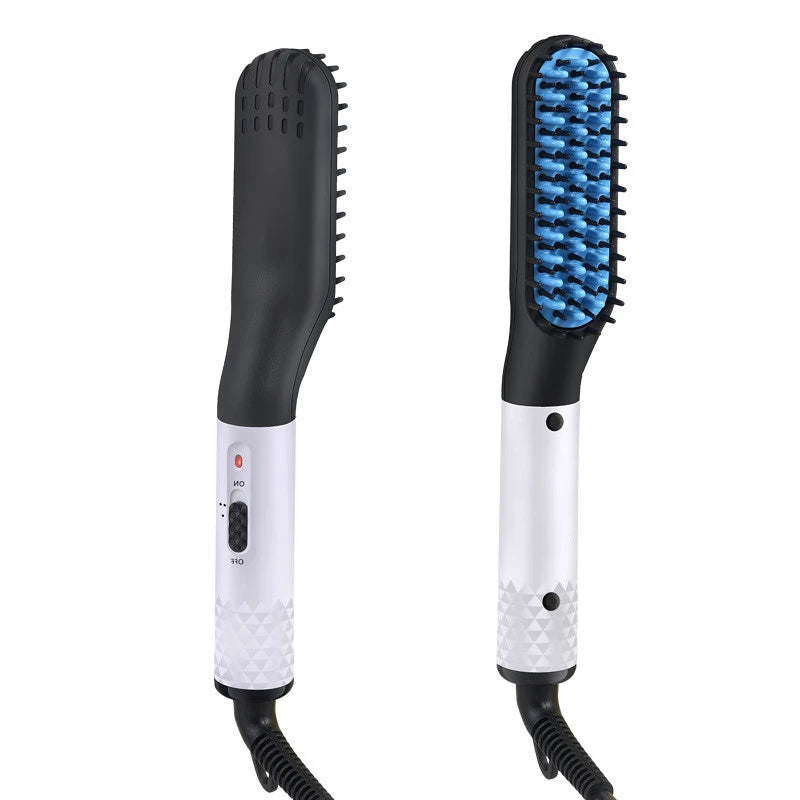 Beard Straightener for Men Professional Hair Comb Brush Straighten Straightening Comb Quick Hair Styler
