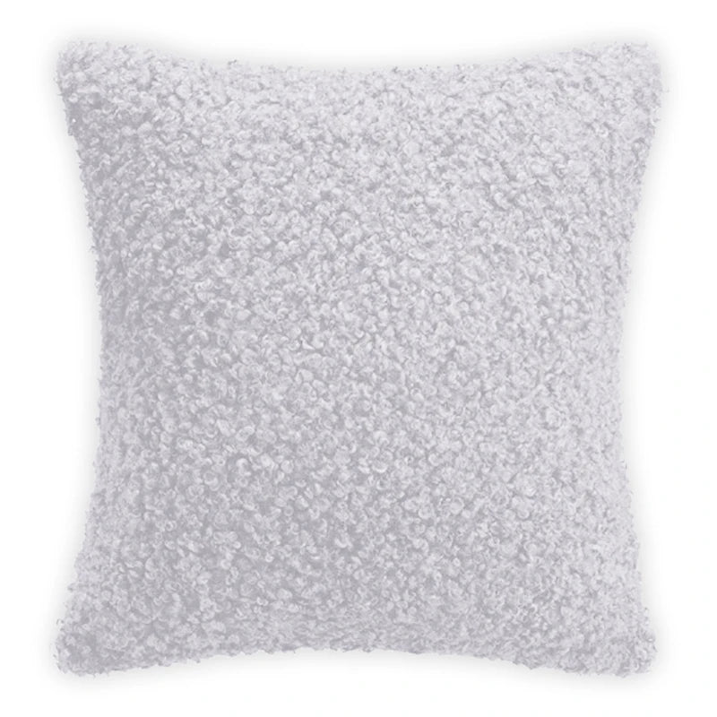 Krem jastëk prej pelushi të bardhë mbulesë komode boucle jastëku për divan për dhomën e ndenjes 45x45cm hedh jastëkët coJines dekorative