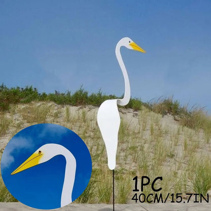 40 cm 3d vrtni Flamingo ukras Šarene vrtložne ptice se kreću s vjetrom kreativnim vanjskim dvorištem podignutim namještajem ukras