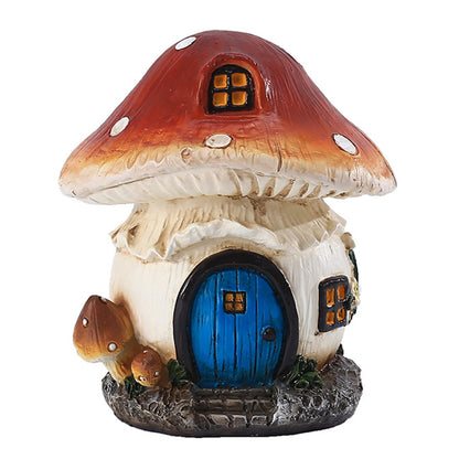 Restin ciuperci decorațiuni de gazon de gazon ornament de decor în aer liber pentru calea terasă de basm statu