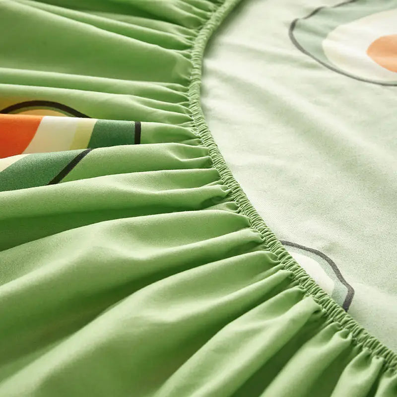 FEPLE AMIPÉE DON REAIN ONONJOY KING TAILLE AVEC COUVERTURE DE LIT ELASTIQUE POUR LES COUVERNES DE MATRESSE DE MATTRE AVOCADO DOUBLE (AUCUNECURATION)