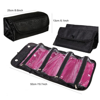 Bolsa de maquiagem cosmética de 4 camadas de 4 camadas