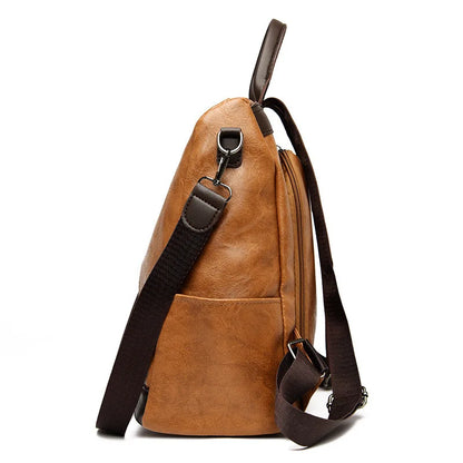 Moda anti-furt femei rucsacuri celebre brand de înaltă calitate PU din piele PU rucsac doamne cu capacitate mare de umăr genți de mână