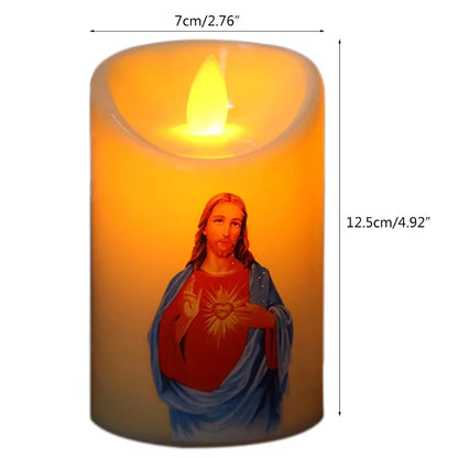 Qirinj Jezu Krishti Llambë LED LED LED TEALIGHT ROMANTIKE POLLA ROMANT