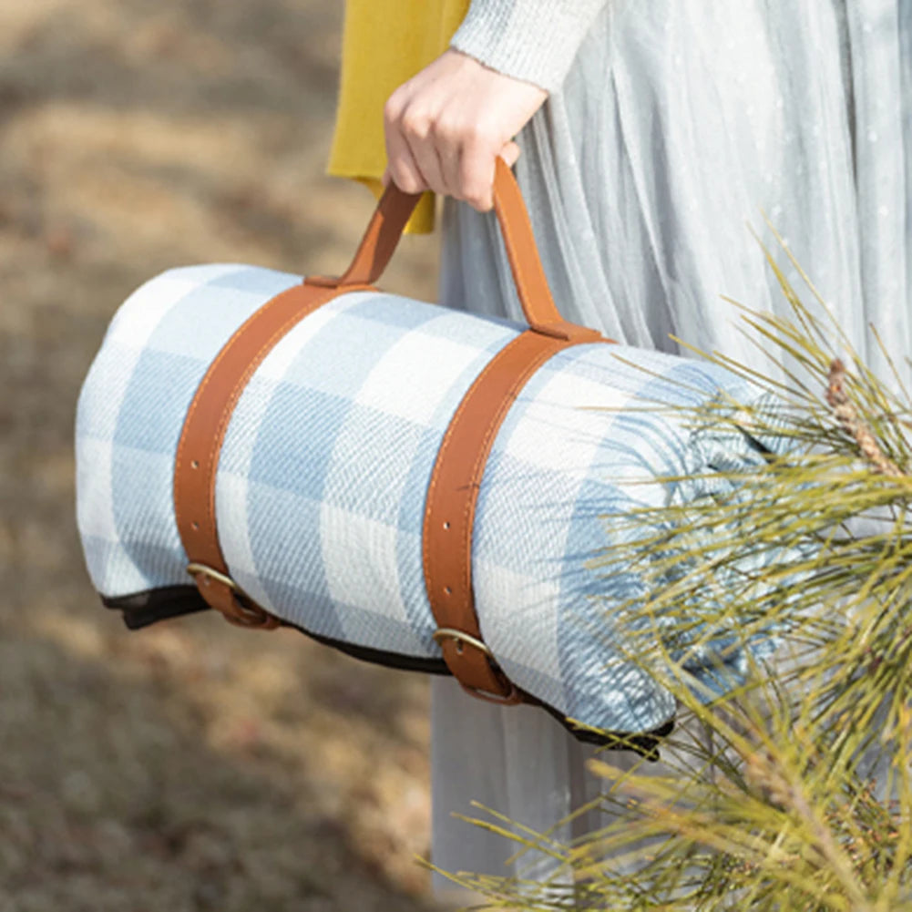 Picknick-deken Waterdichte vochtbestendige grote strandmat draagbare opvouwbare picknickmat voor picknickmat voor buitenste wandelcamping
