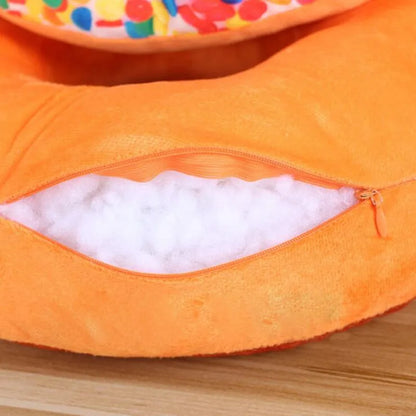 1 pc 3d Donut Plush Cushion Round Cake Pillow Custice Cushion Cushion Kids Toy Home Decor Cushion Cushion Christmas Birthday Gift 40 cm