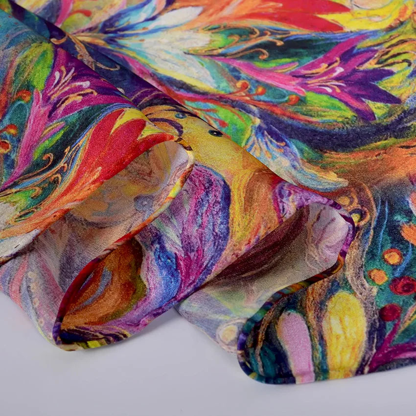 [BYSIFA] Nuovo scialle di sciarpa di seta pura di lusso Donne Spring Autumn Autunno Long Ladies Brand 100% SCARF FOULARD DI SALK 175*52CM