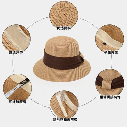 NUEVA LLEGA SUN BEACH SABE FEMENA SUMMER SUM CAPTABLE COMPLEDO Sombrero de paja Estudios Viajes Viajes Sombrero plegable Sombrero de viaje B-7842
