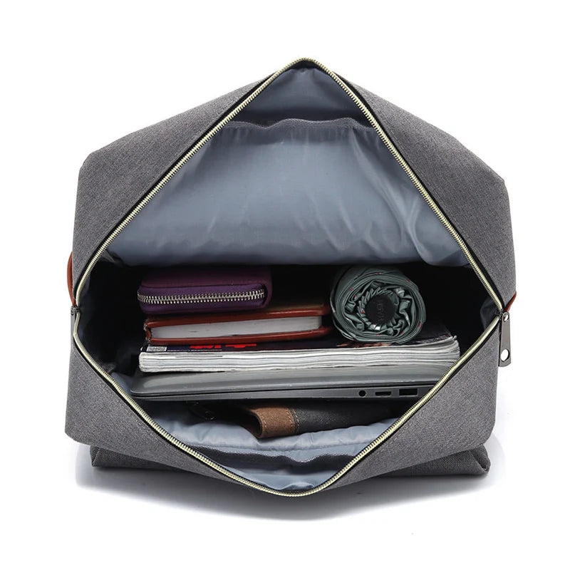Vintage unisex oxford waterdichte rugzakken grote capaciteit mannen reistas dames studenten schoolboeken 16 inch laptop rugzak
