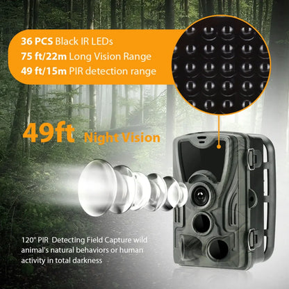 Hunting Camera Wild Trail Cameras HC801A 16MP 1080P  IP65 Photo Trap  Wildlife Surveillance Cams Scout Tracking