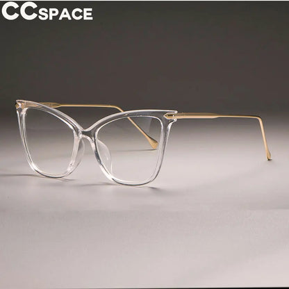 45077 Lady Cat Eye Glasses Rámy pro ženy sexy nadrozměrný kovový rám návrhář optických brýlí módní brýle