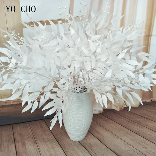Yo Cho Cho Artificial White Flower Plant Wedding Bouquet Decoration Silk Flower Ho