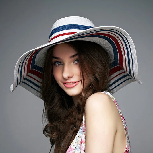 2018. New Lady Sun Hat Ljetni slamnati šešir žene presavijeni široki kapka Sunca Elegantni šešir Nova glava B-1940