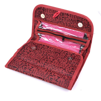 Bolsa de maquiagem cosmética de 4 camadas de 4 camadas