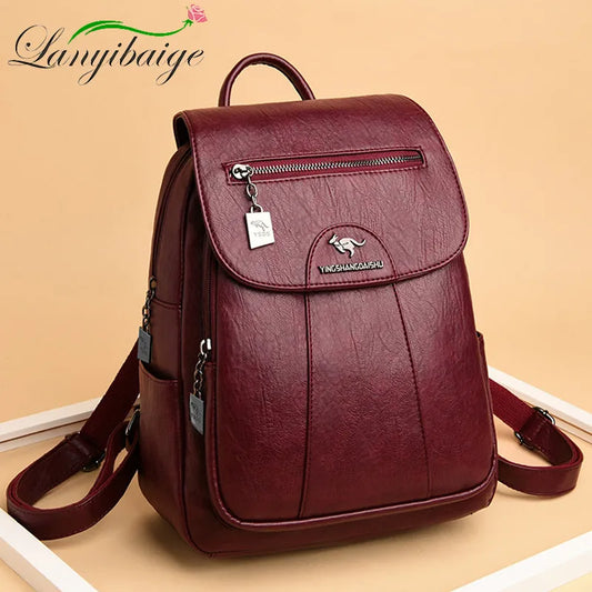 5 farger kvinner myke skinnryggsekker vintage kvinnelige skuldervesker sac a dos casual reisedam damer bagpack mochilas skolesekker