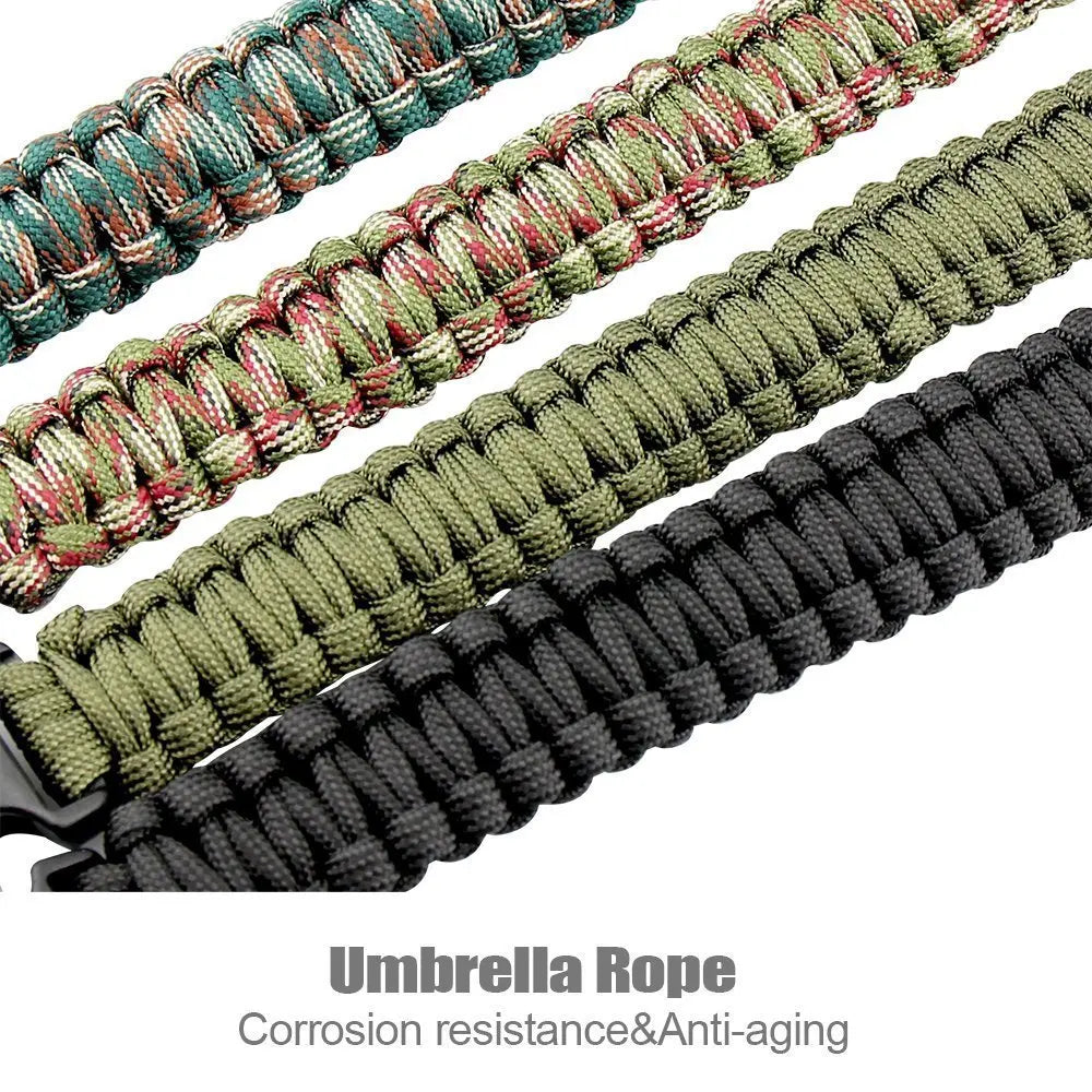 Bracelet paracord multifonctionnel Bracelet de survie tressée