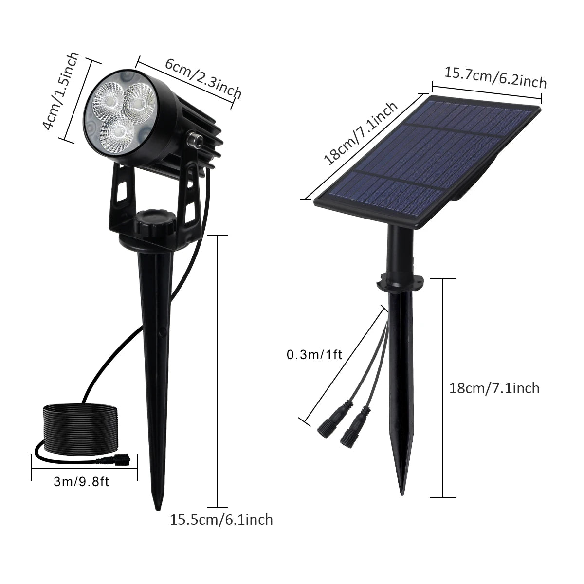 T-SUNRISE LED Aurinkovalaisin ulkona IP65 Vedenpitävä lämmin valkoinen kylmä valkoinen aurinkopuutarhavalaistus ulkona sisustus nurmikkolamput