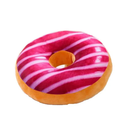1 pc 3d Donut Plush Cushion Round Cake Pillow Custice Cushion Cushion Kids Toy Home Decor Cushion Cushion Christmas Birthday Gift 40 cm