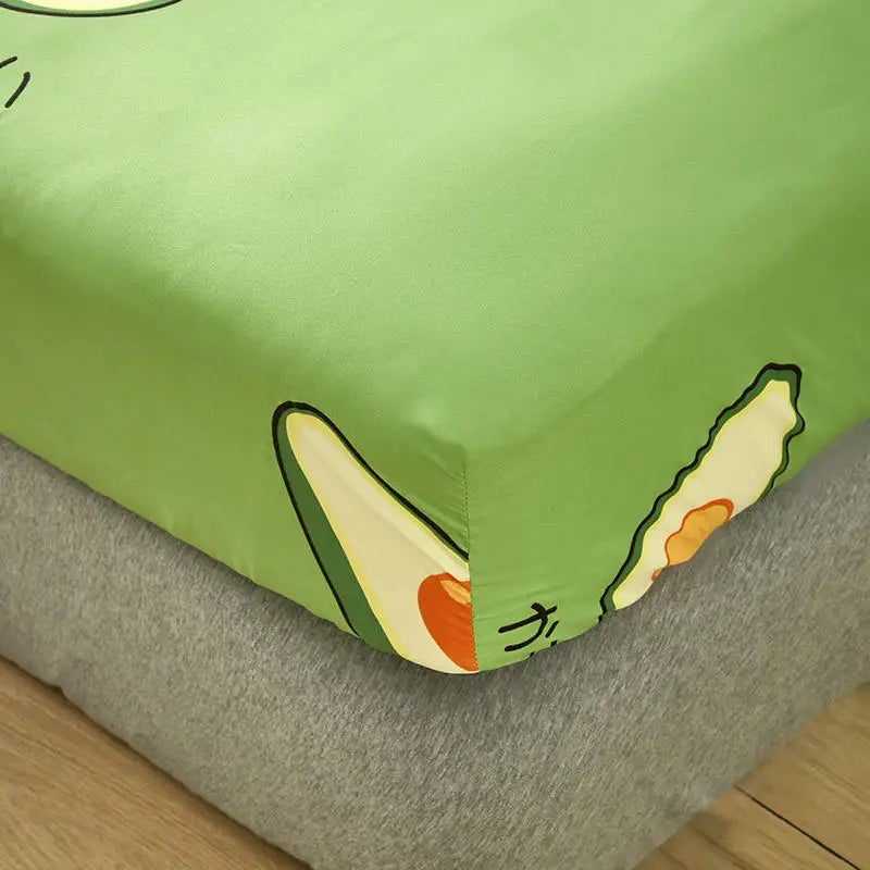 FEPLE AMIPÉE DON REAIN ONONJOY KING TAILLE AVEC COUVERTURE DE LIT ELASTIQUE POUR LES COUVERNES DE MATRESSE DE MATTRE AVOCADO DOUBLE (AUCUNECURATION)