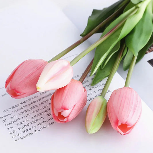 Luksoze silikoni me prekje të vërteta tulipanë