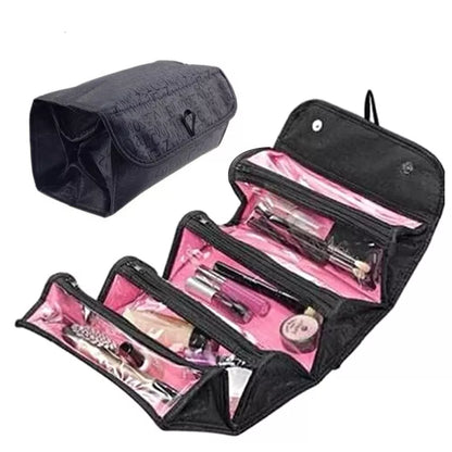 Bolsa de maquiagem cosmética de 4 camadas de 4 camadas