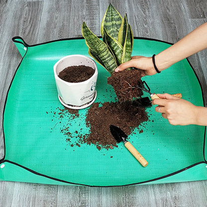 Planta endurtaka garðamottu vatnsheldur ígræðsla mottur innanhúss succulent potting mott
