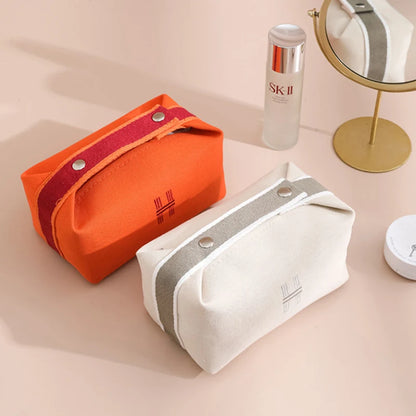 Jednoduché vodotěsné plátno make -up pouzdro módní kosmetické pouzdro pro ženy make -up organizátor toaletní taška cestovní kosmetická tašky