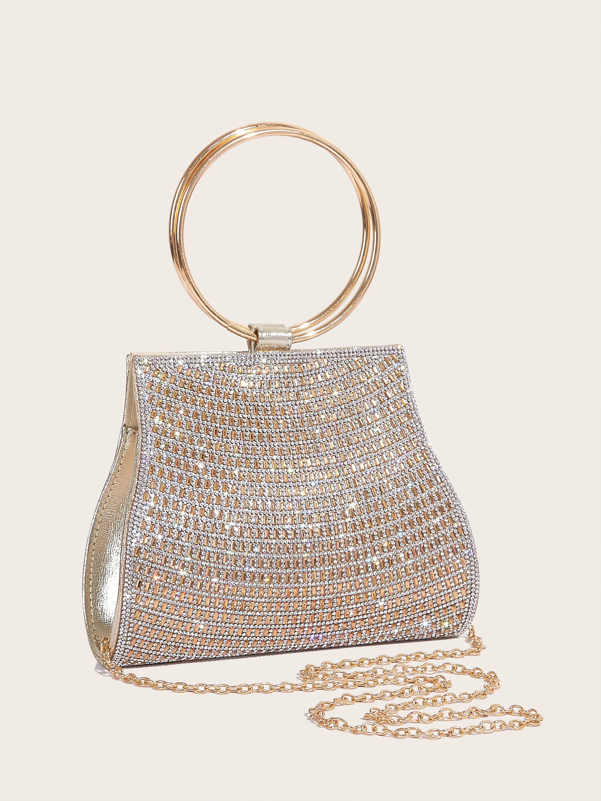 Demantur handtöskur rhinestones kvöldpokar brúðarstein