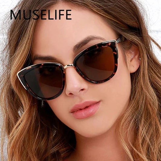 Muselife cateye sunčane naočale žene vintage gradijentske naočale retro mačka oka sunce naočale ženske naočale UV400