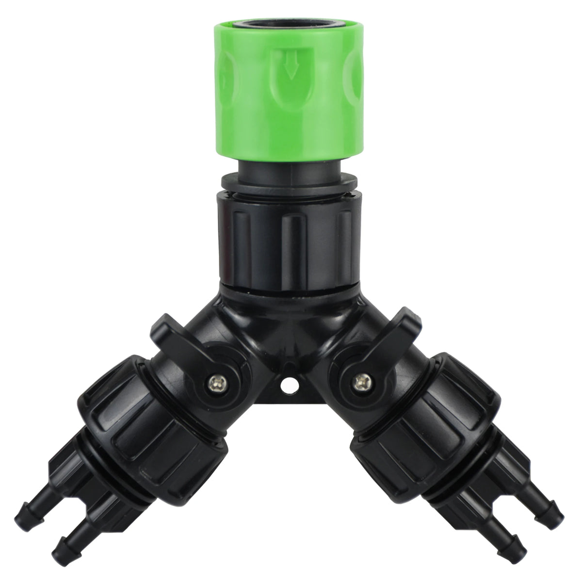KESLA محول حنفية الري بالتنقيط 4-Way Splitter للحديقة 1/4 بوصة خرطوم نظام الري التلقائي عدة أصيص بونساي النبات الدفيئة