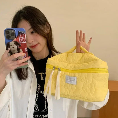 Model i ri i luleve gra kozmetikë për çanta kozmetikë Organizatorin kozmetik Kozmetik Bag çantën e udhëtimit për larje qese kozmetike qese kozmetike femra make up