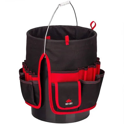 42 Grids Pocket Bucket Organizer Pouch Storage Bag Garden Tool Pouch Hand Tool Bag Planting Props Basket