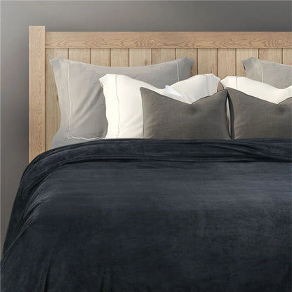 Blød varm koral fleece flanel tæpper til senge faux pels mink kast solid farve sofa cover sengetæppet vinter plaid tæpper