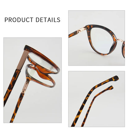 Firada Moda Eyewear Retro Cat EyeGlass 2023 Anti -Blue Light Optical Prescription Glasses Frame for Women 87003