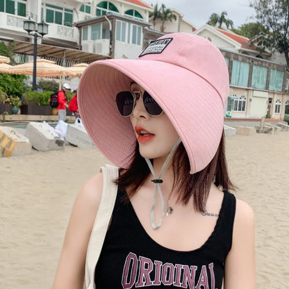 UV Protection Women Hat Fashionable Visor Big Brim Sun Protection Cap Breathable Sun Protection Summer Hat Rejse