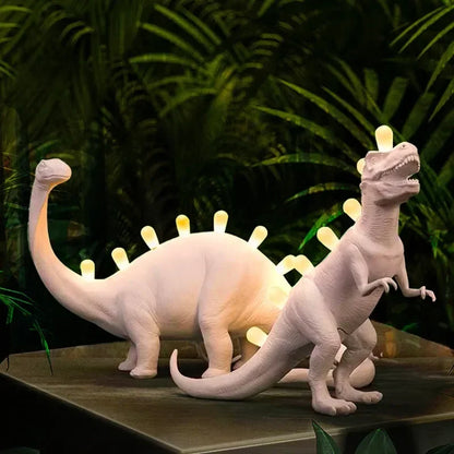 Modern JURASSIC Dinosaur Table Lamps Creative Animal Resin Lamp for Bedroom Home Lamp Cartoon Art Decor Room Decor Lights