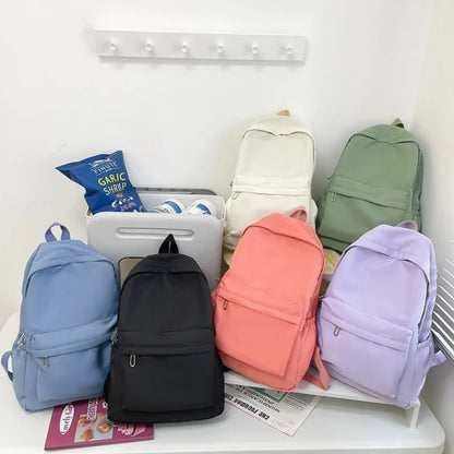 Mochila de moda lienzo de lienzo mochila bolso de hombro antirrobo nuevo bolso escolar para adolescentes escolar de niñas backapck femenina