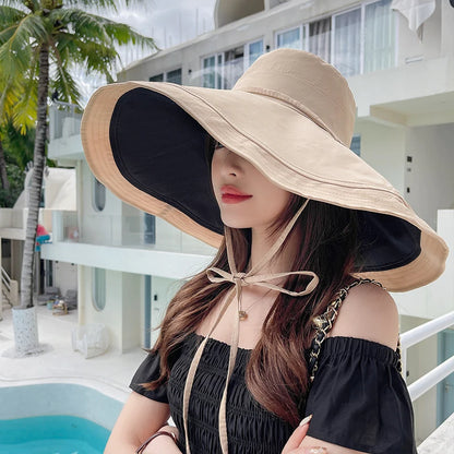 Femmes grandes plage de plage Sun Sun Summer Double côté côté solde pêcheur Caps de chapeau pour femmes chapeaux de seau de soleil pour femmes