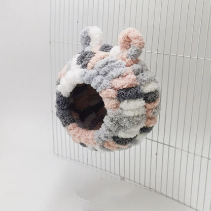 Fuglar hreiður páfagaukar Plush Nest Hanging Tree Hous