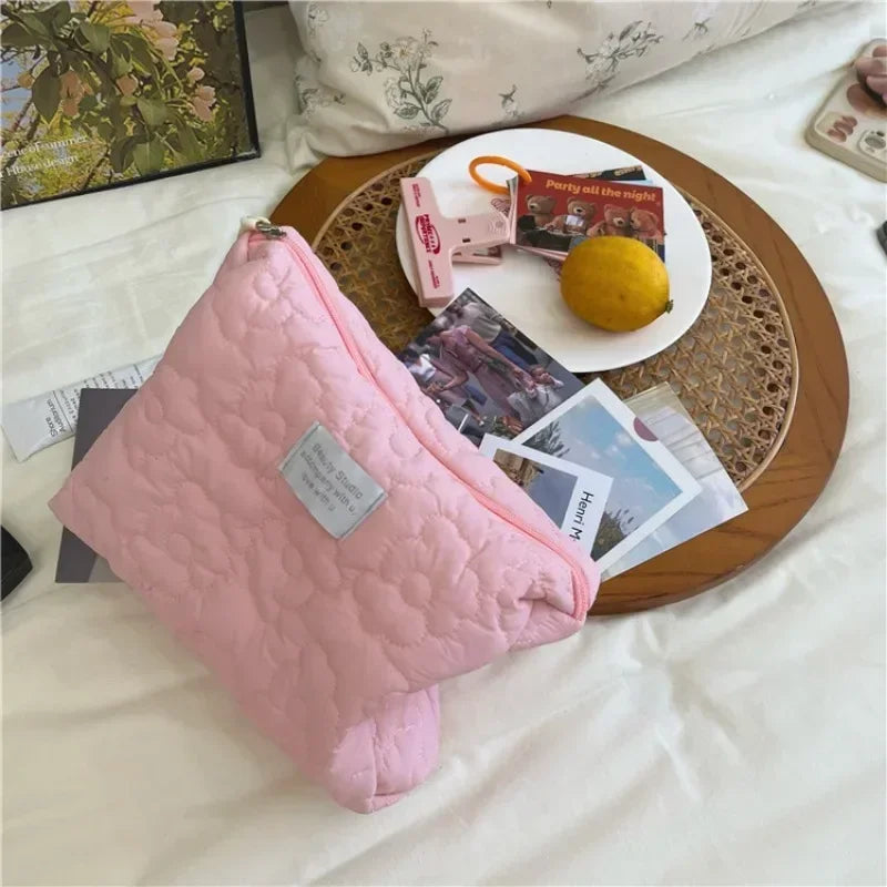 Model i ri i luleve gra kozmetikë për çanta kozmetikë Organizatorin kozmetik Kozmetik Bag çantën e udhëtimit për larje qese kozmetike qese kozmetike femra make up
